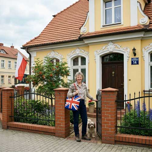 I am from England but I live in Poland