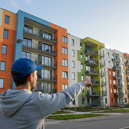 I have an apartment here