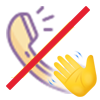 Nie chcę telefonu icon