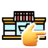 Supermarket jest tam icon